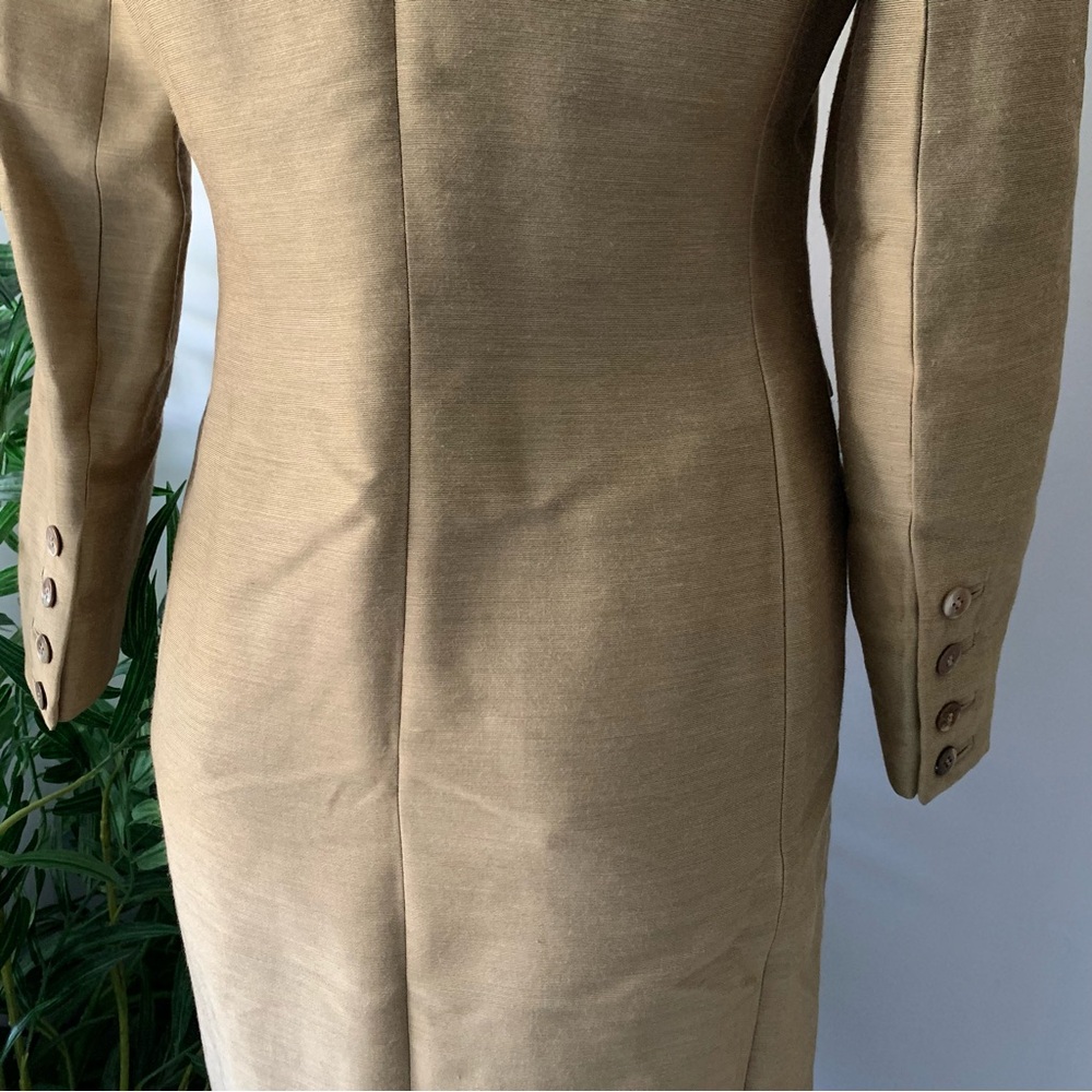 v i n t a g e :: Structured Sleek Longline Wool Rayon Blazer - Picture 6 of 16